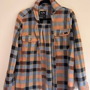 Billabong Multicolor Plaid Shirt Jacket